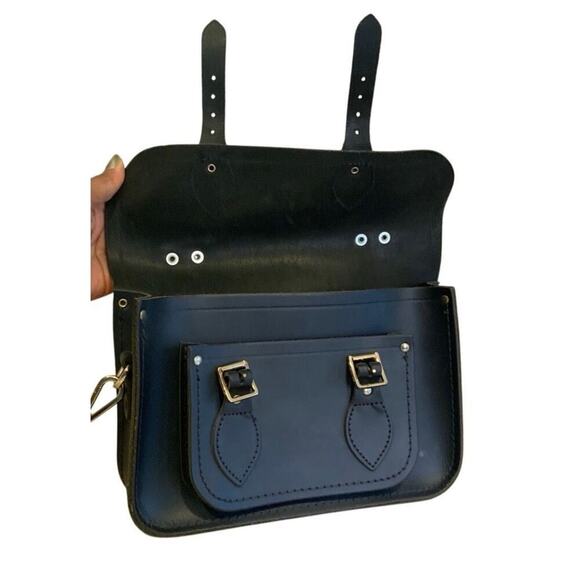 Cambridge Satchel Company 11 inch Batchel Navy - Picture 4 of 10
